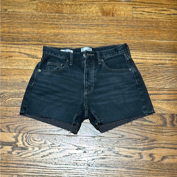 Universal Thread High Waist Black Denim Shorts - Picture 3 of 4
